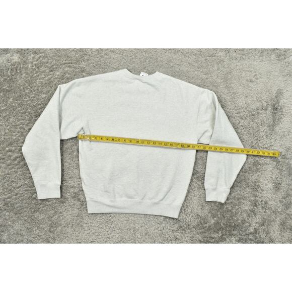 Nike Men's XS Gray Cotton Pullover Sweater - Swoosh Heavy Quality - Picture 4 of 8